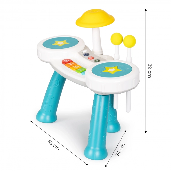 Batteria e piano per bambini 2 in 1