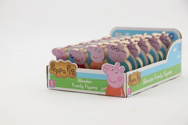 Peppa Pig Famiglia figure in legno