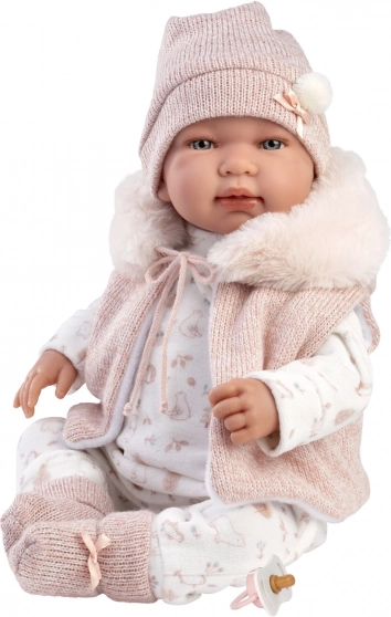 Llorens New Born bambola realistica neonato con suoni