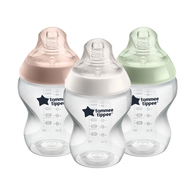 Set di biberon anti-colica 260 ml Tommee Tippee - Vari colori, 3 pezzi