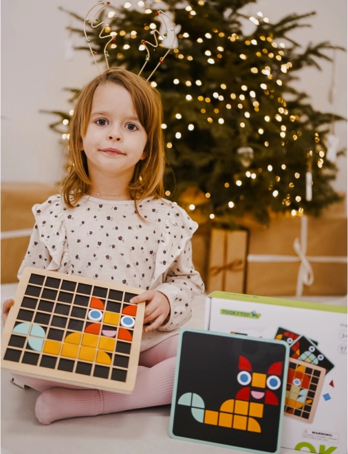 Mosaico di legno Tooky Toy Montessori