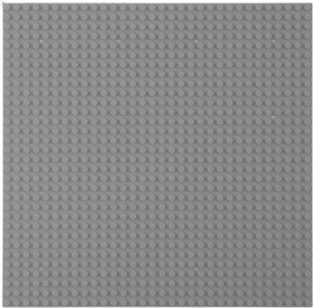 Pannello di costruzione grigio per set di costruzioni 40x40 cm