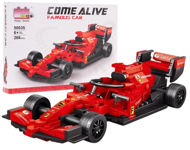 Set di blocchi Auto da corsa F1 rossa