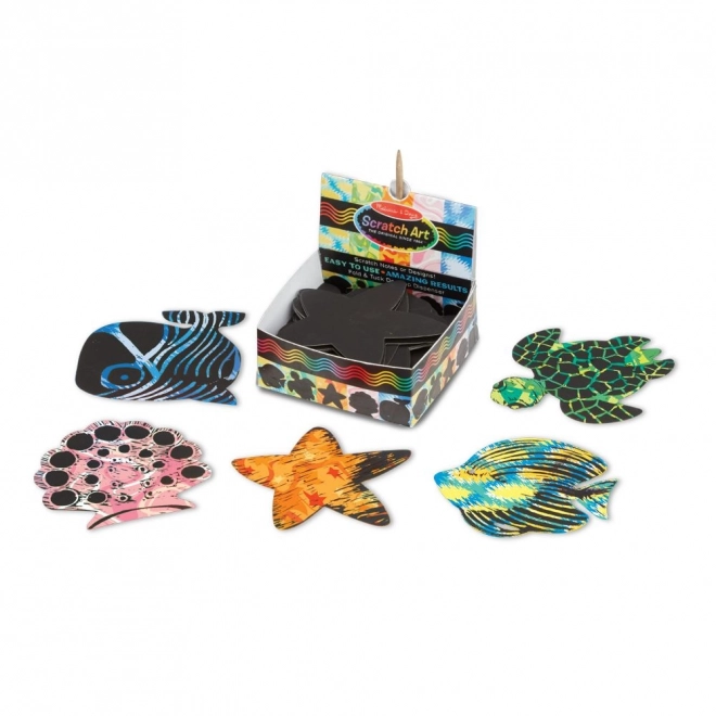 Set di Cartoncini da Incidere Ocean Melissa and Doug