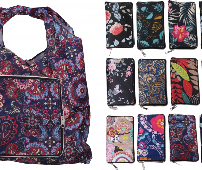 Borsa in tessuto pieghevole 42x62 cm