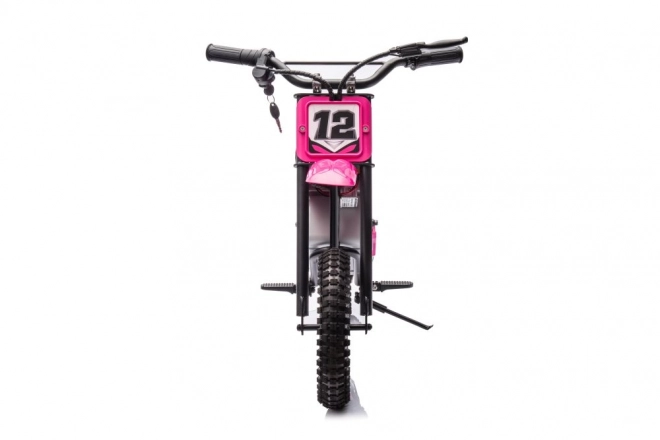 Moto cross rosa a batterie