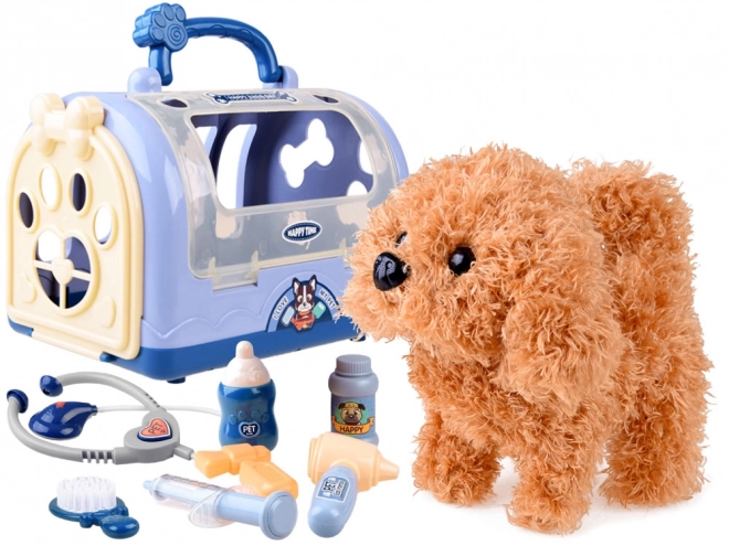 Cagnolino interattivo set piccolo veterinario