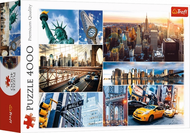 Puzzle 4000 pezzi New York Collage Trefl