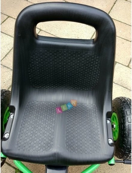 Kart a pedali + Pneumatici gonfiabili + Sedile regolabile – Verde
