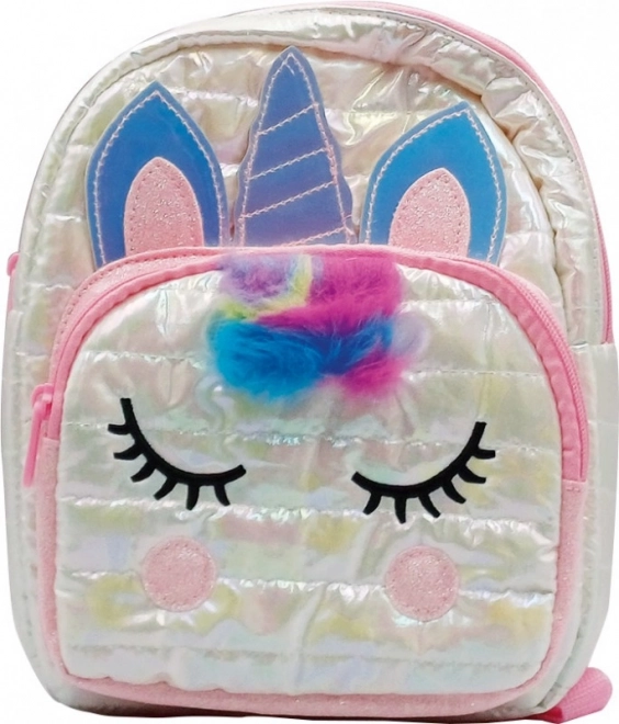 Zaino Puffy Unicorn bianco