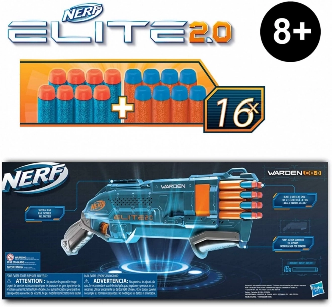 Nerf lanciagranate Warden DB-8 Elite 2.0