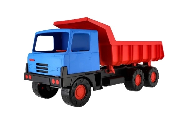 Camion Tatra 815 cabina rossa cassone blu plastica 75cm