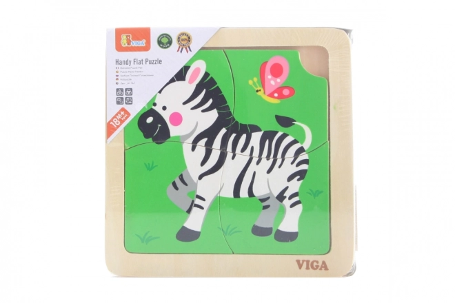 Puzzle in legno zebra