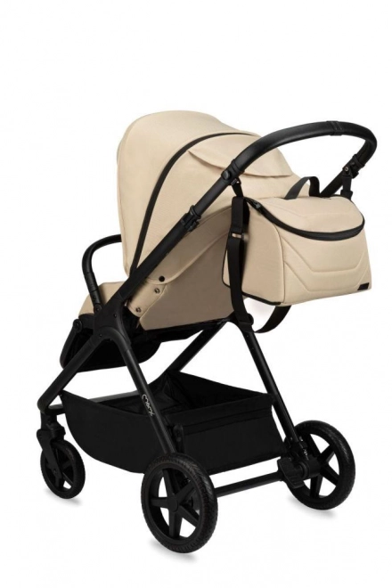 Passeggino combinato 2 in 1 MoMi Giselle beige 2024