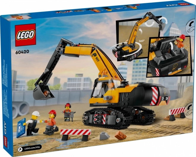 Escavatore giallo CITY LEGO