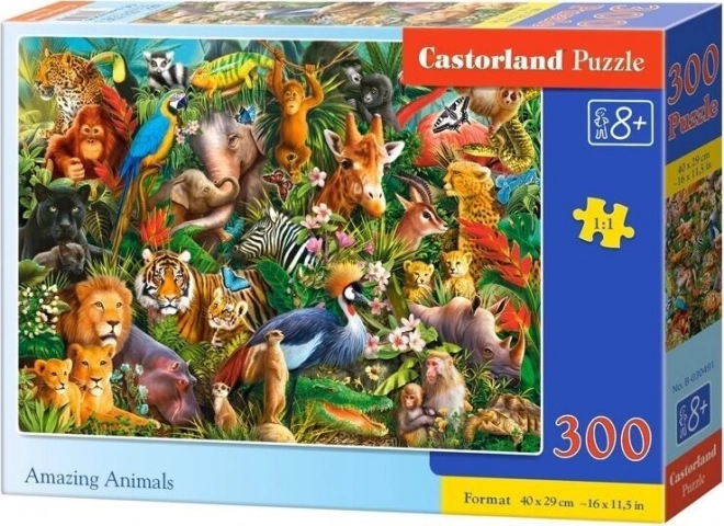 Puzzle magnifici animali 300 pezzi