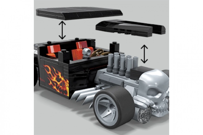 Modello da collezione Mega Bloks Hot Wheels Bone Shaker