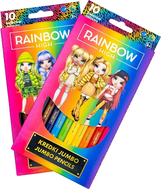 ASTRA Pastelli Rainbow High JUMBO 10 pezzi