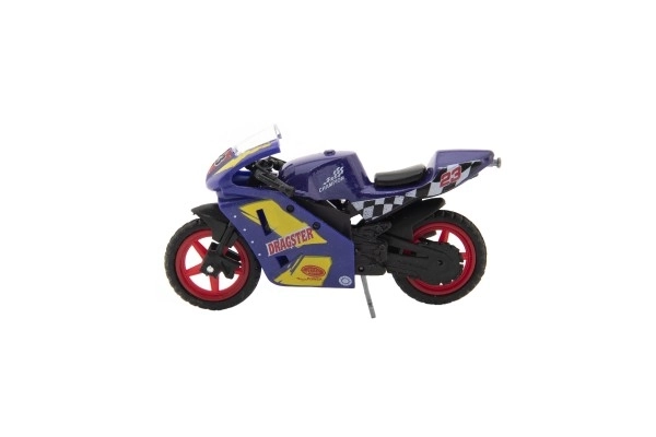 Modello Di Motocicletta Da Corsa In Metallo/Plastica 8cm