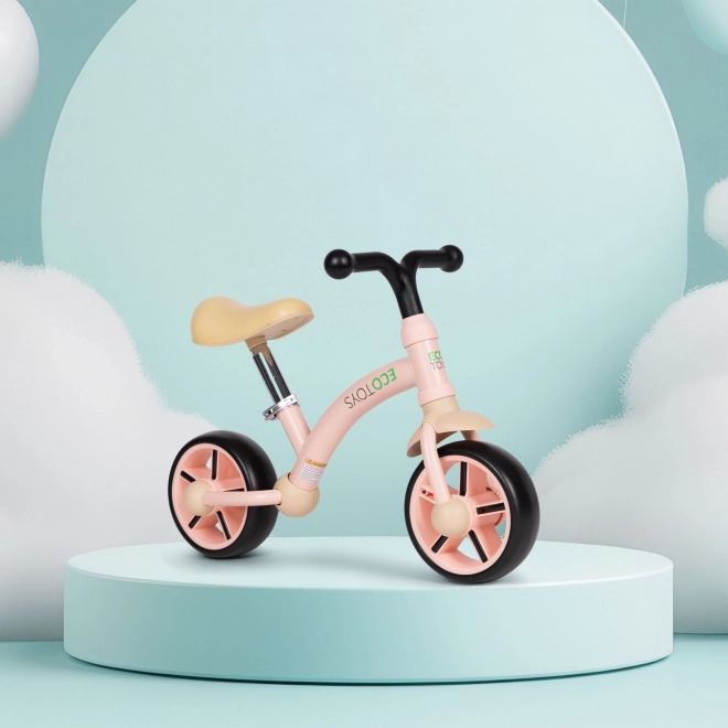 Bicicletta senza pedali per bambini Ecotoys rosa