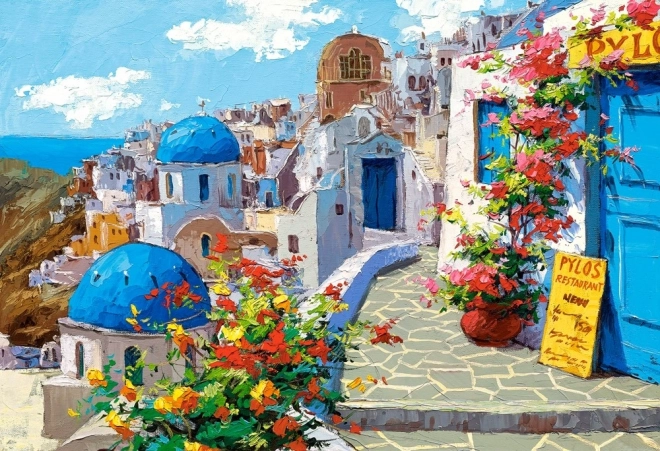 Primavera a Santorini Puzzle 2000 Pezzi
