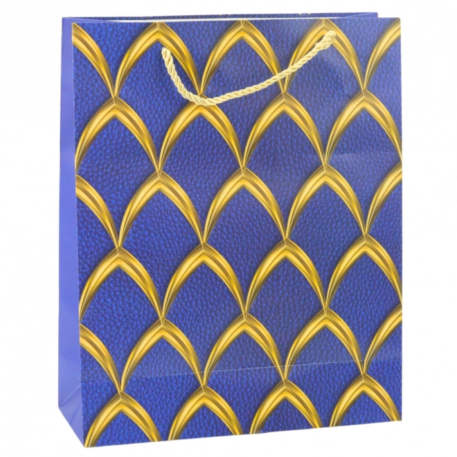 Elegante borsa regalo con decorazioni dorate
