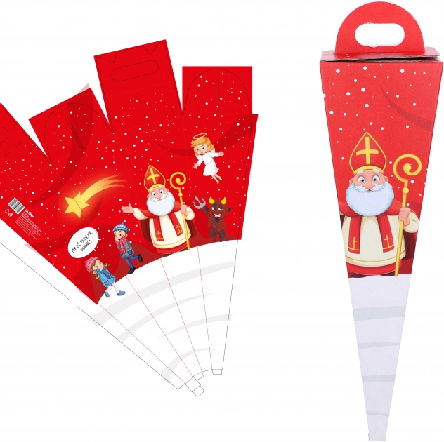 Cono di San Nicola rosso 50 cm