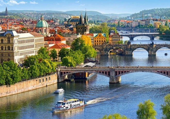 Puzzle Panorama di Ponti a Praga