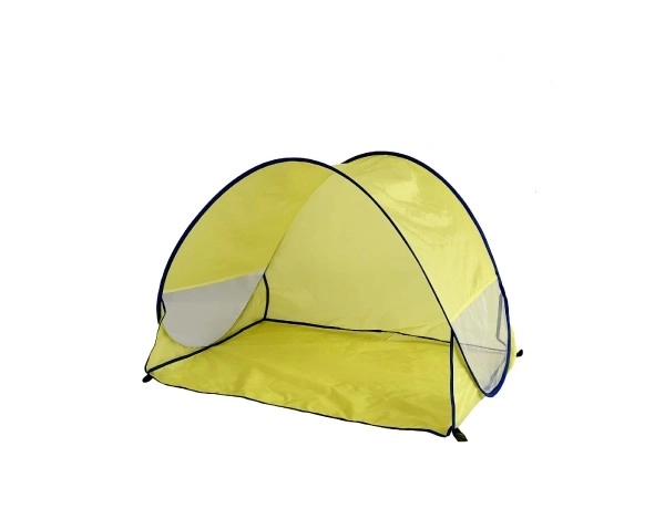 Tenda da spiaggia con filtro UV 100x70x80cm auto-montante in poliestere/metallo blu