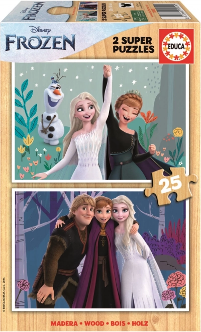 Puzzle in legno Frozen di EDUCA