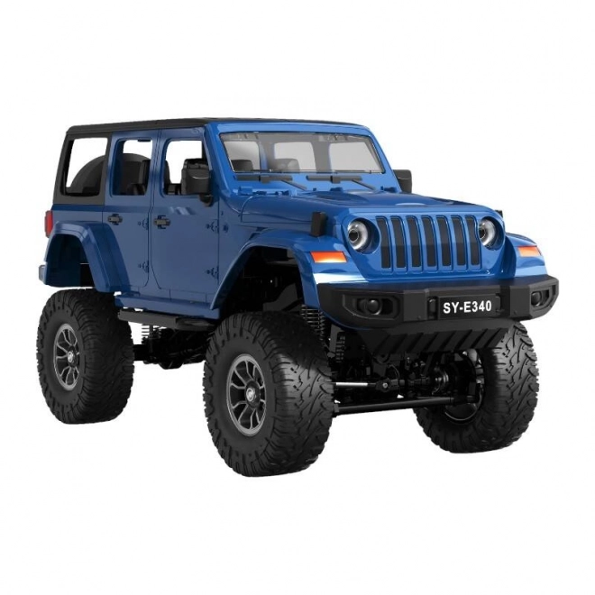 Macchinina Telecomandata Jeep Crawler Pro 4x4 Double Eagle Blu