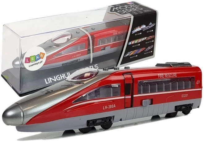 Pendolino rosso con suoni e luci