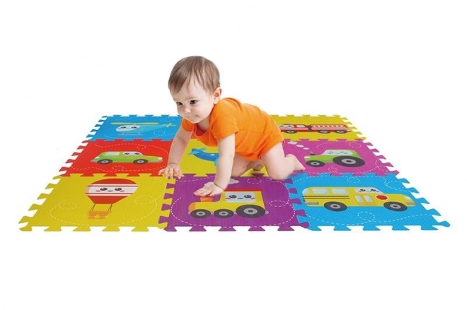 Tappetino puzzle veicoli per bambini IPLAY