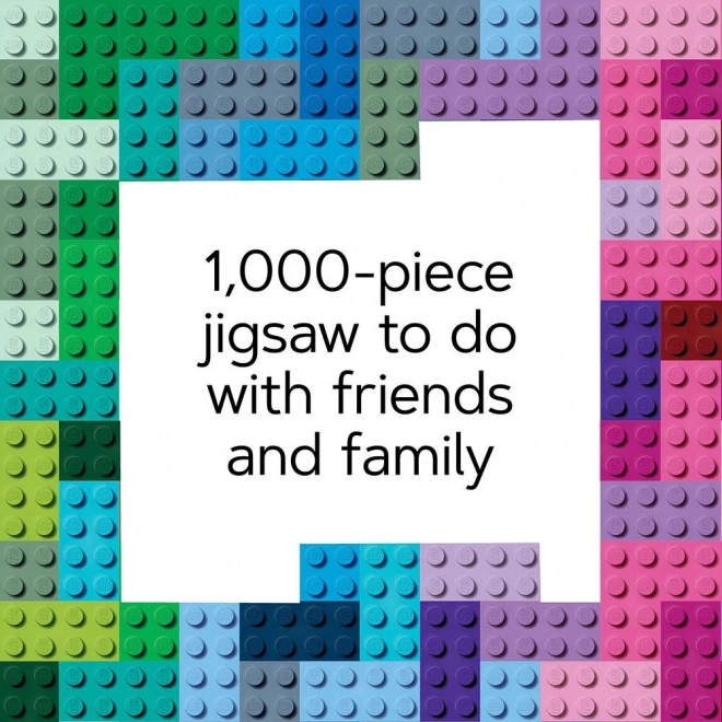 Puzzle LEGO arcobaleno 1000 pezzi