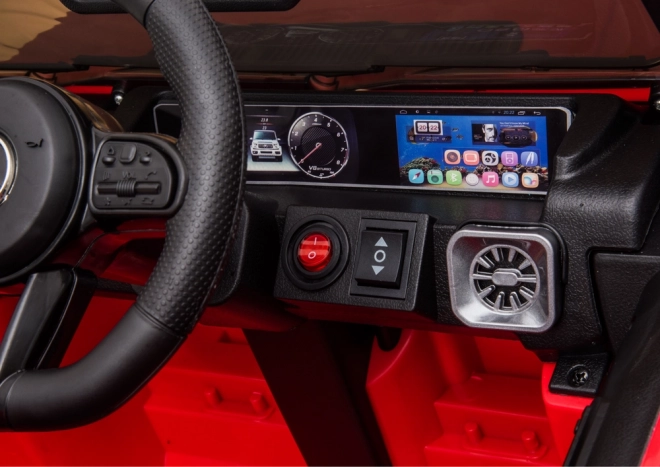 Auto per bambini a batteria Mercedes G63 rosso