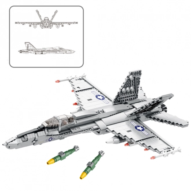 Set Costruzioni Aereo F-16 Fighting Falcon