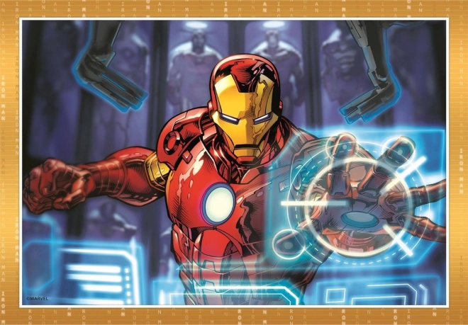 Puzzle 4 in 1 Gli Avengers