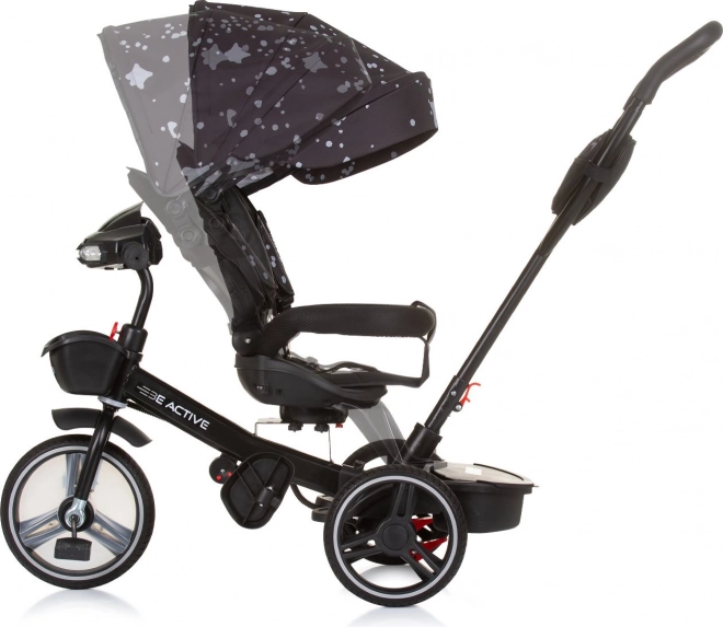 Chipolino triciclo con tettoia Be Active 2 in 1 Obsidian