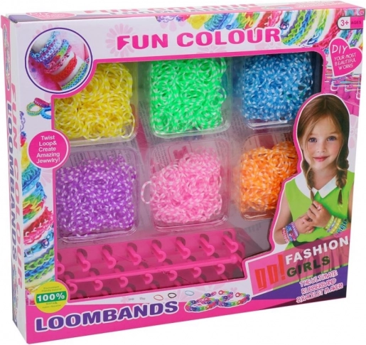Set per la creazione di braccialetti con elastici