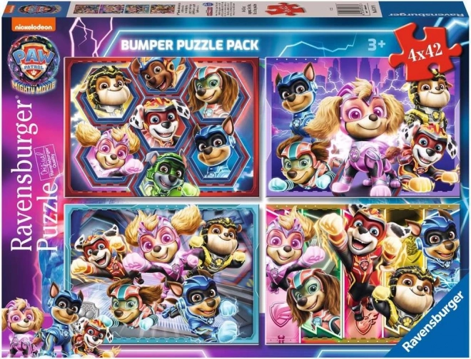 RAVENSBURGER Puzzle Paw Patrol nel film di successo 4x42 pezzi
