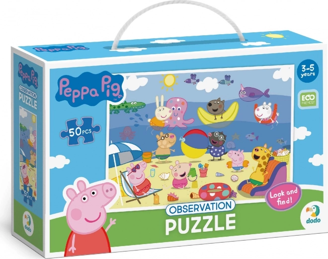 Puzzle DODO con ricerca di immagini Peppa Pig 50 pezzi