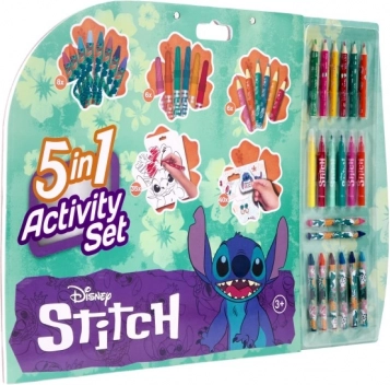 Set da pittura 5 in 1 con motivo Stitch