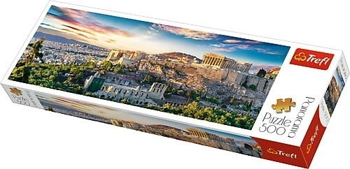 Puzzle panoramico 500 pezzi Acropoli di Atene Trefl