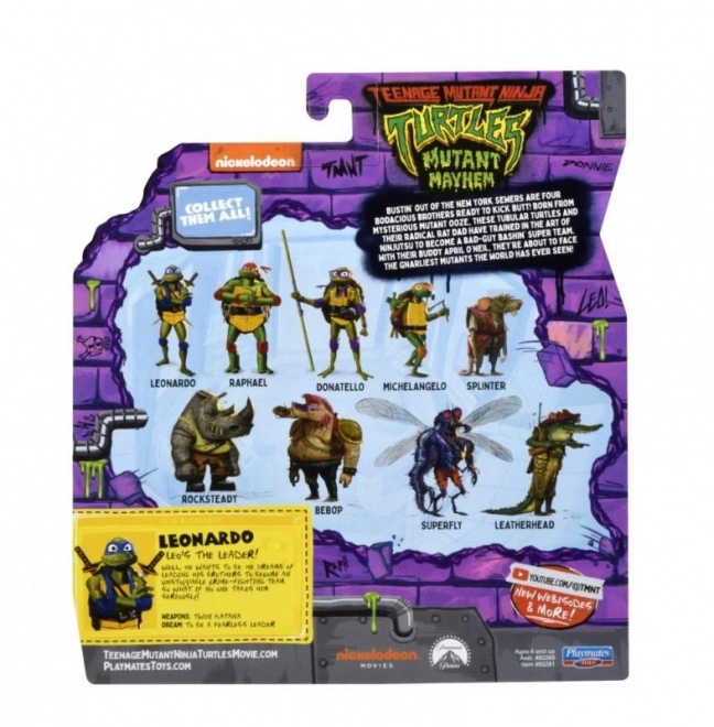 Figura azione base 11 cm Teenage Mutant Ninja Turtles