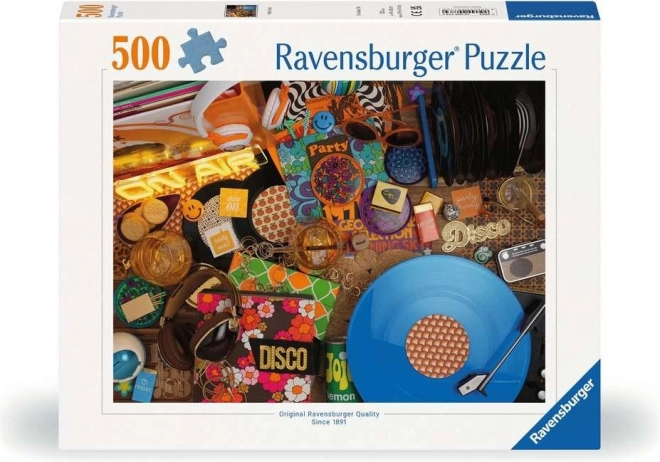 Puzzle RAVENSBURGER Dischi in Vinile 500 Pezzi