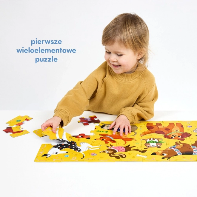 Puzzle Hau Pieski 40 Pezzi