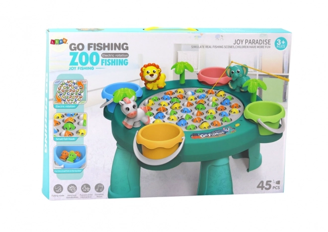 Gioco di abilità Pesca al tavolino verde