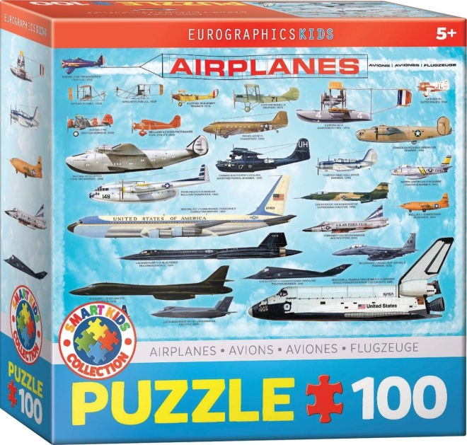 Puzzle Aerei 100 Pezzi