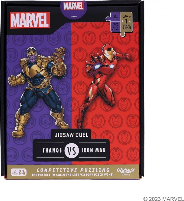 Puzzle doppio Marvel Avengers: Thanos vs Iron Man