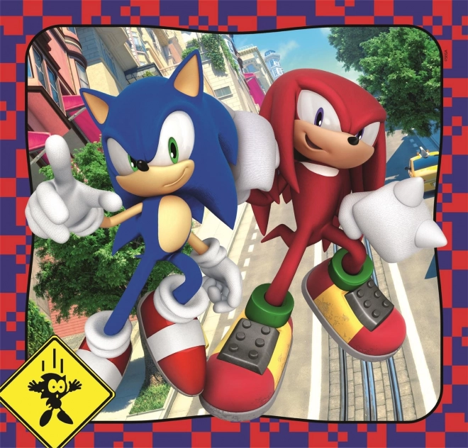 Puzzle 3x48 pezzi Sonic